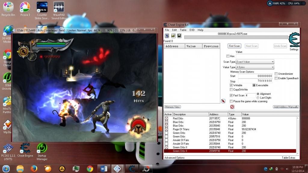 Cheat God Of war 1 on PCSX2 FaceBlog